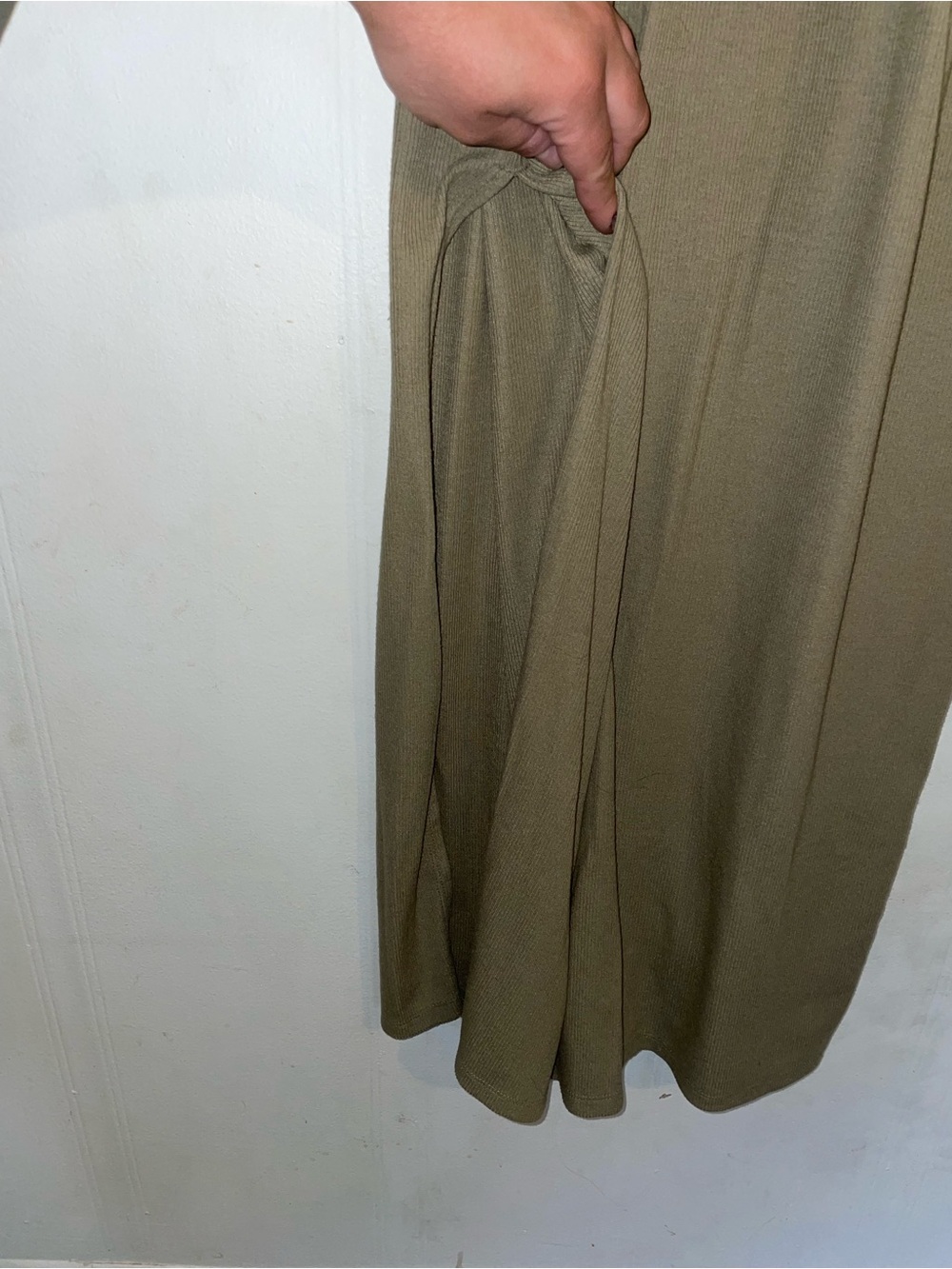 SO Green Ribbed Maxi Racerback Dress - Picture 4 of 7